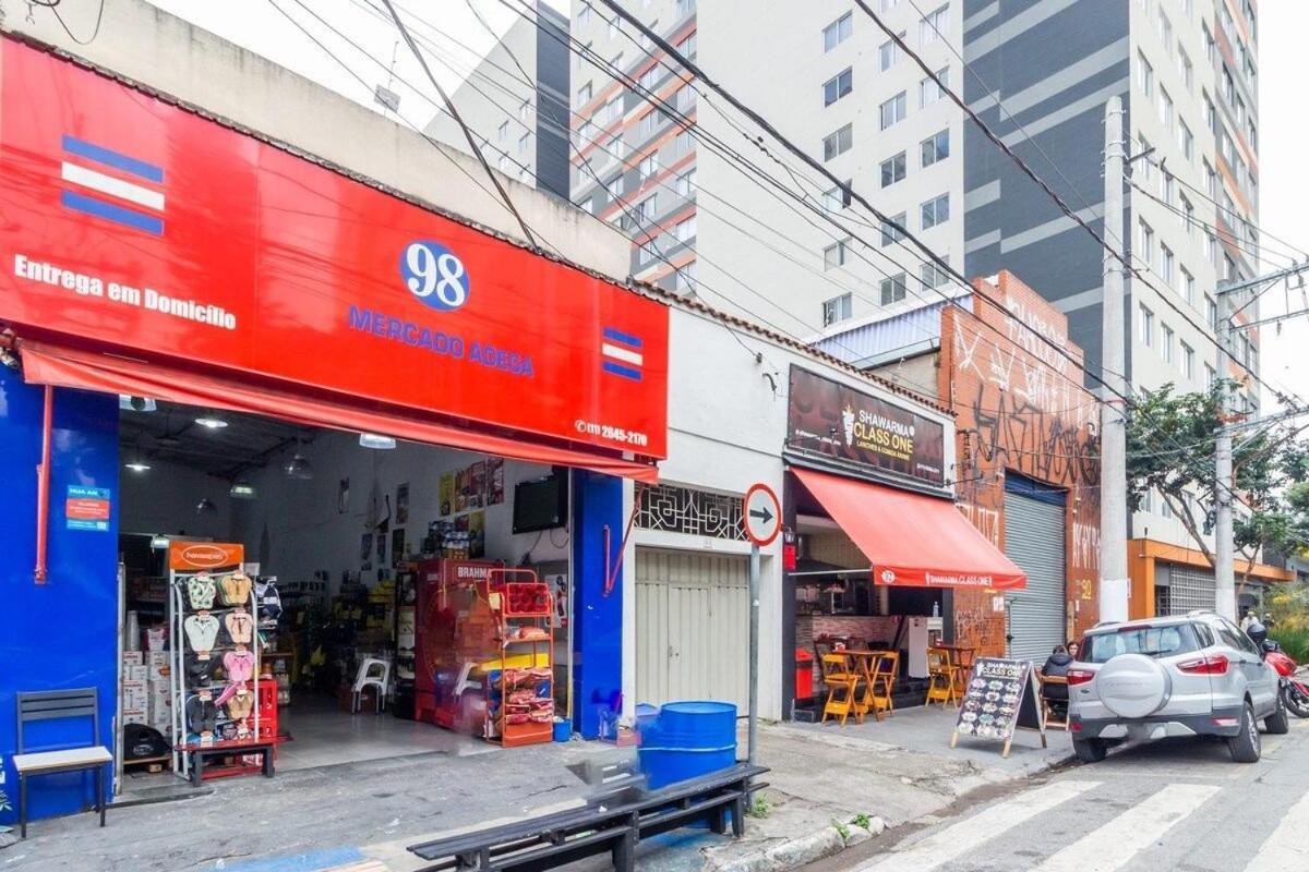 Rubi Studio No Bras Com Piscina - Metro Bras 圣保罗 外观 照片