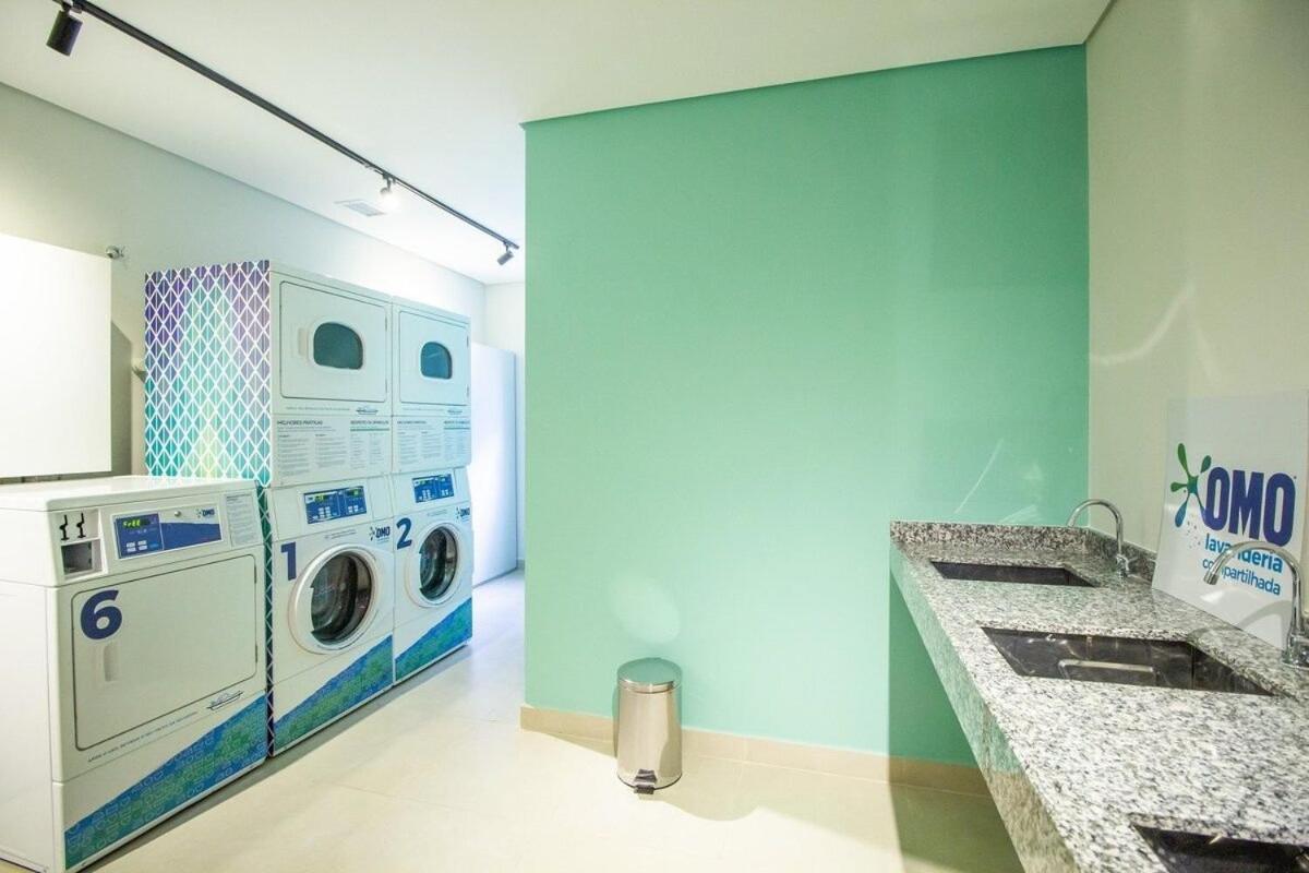 Rubi Studio No Bras Com Piscina - Metro Bras 圣保罗 外观 照片