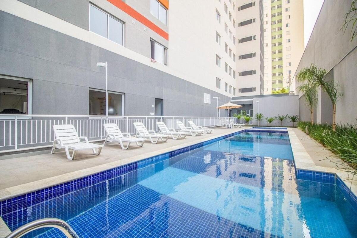 Rubi Studio No Bras Com Piscina - Metro Bras 圣保罗 外观 照片